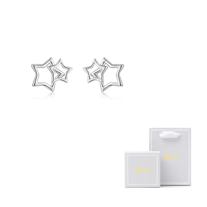 GLOIRE Серьги-гвоздики из чистого серебра S999 для женщин
GLOIRE Серьги-гвоздики из чистого серебра S999 для женщин