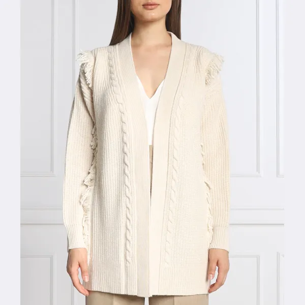 Кардиган прямого кроя Babele с добавлением шерсти и кашемира Marella, бежевый
Кардиган прямого кроя Babele с добавлением шерсти и кашемира Marella, бежевый