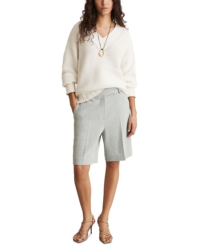 Джемпер с V-образным вырезом Jenny Knit REISS, белый
Джемпер с V-образным вырезом Jenny Knit REISS, белый