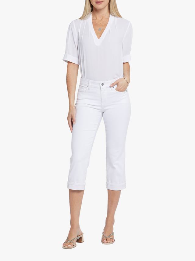 Прямые укороченные джинсы marilyn NYDJ, цвет Optic White
Прямые укороченные джинсы marilyn NYDJ, цвет Optic White
