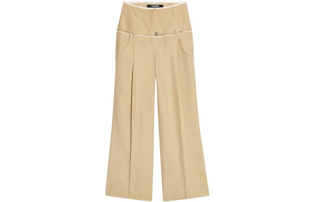 Брюки широкие Jacquemus Le Pantalon Criollo, кремовый
Брюки широкие Jacquemus Le Pantalon Criollo, кремовый