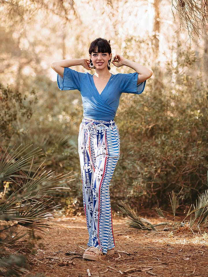 Тканевые брюки Isla Bonita by SIGRIS, цвет weiß/blau
Тканевые брюки Isla Bonita by SIGRIS, цвет weiß/blau