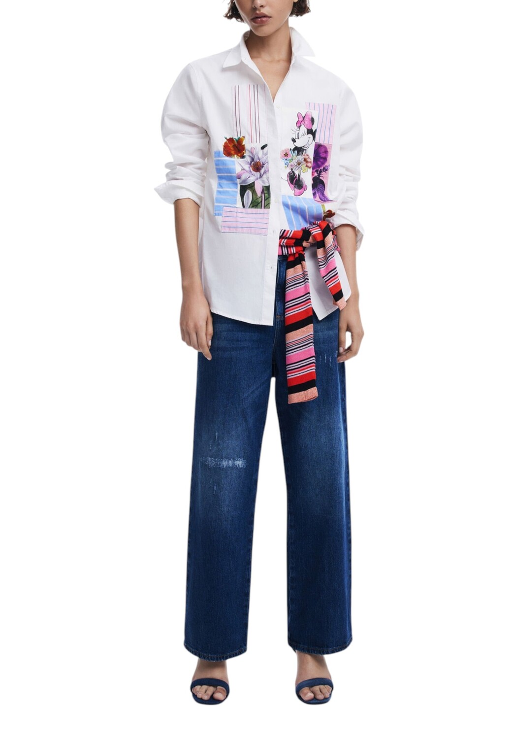 Рубашка Desigual с цветочным принтом, белый
Рубашка Desigual с цветочным принтом, белый