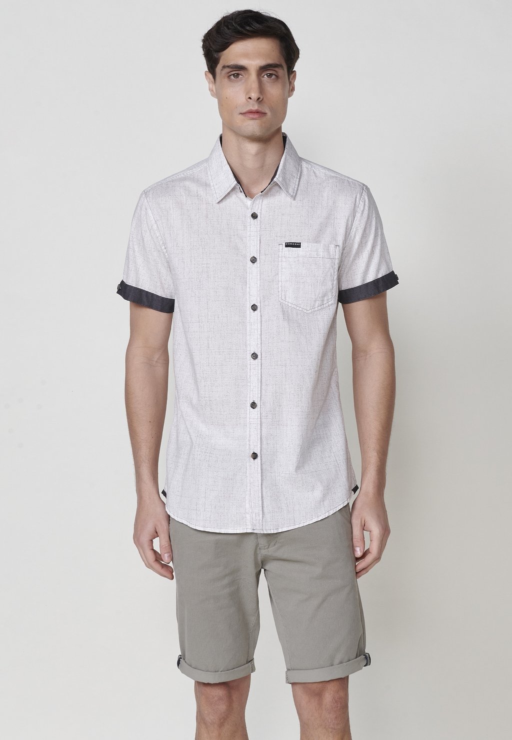 Рубашка DE MANGA CORTA Koroshi, серый
Рубашка DE MANGA CORTA Koroshi, серый