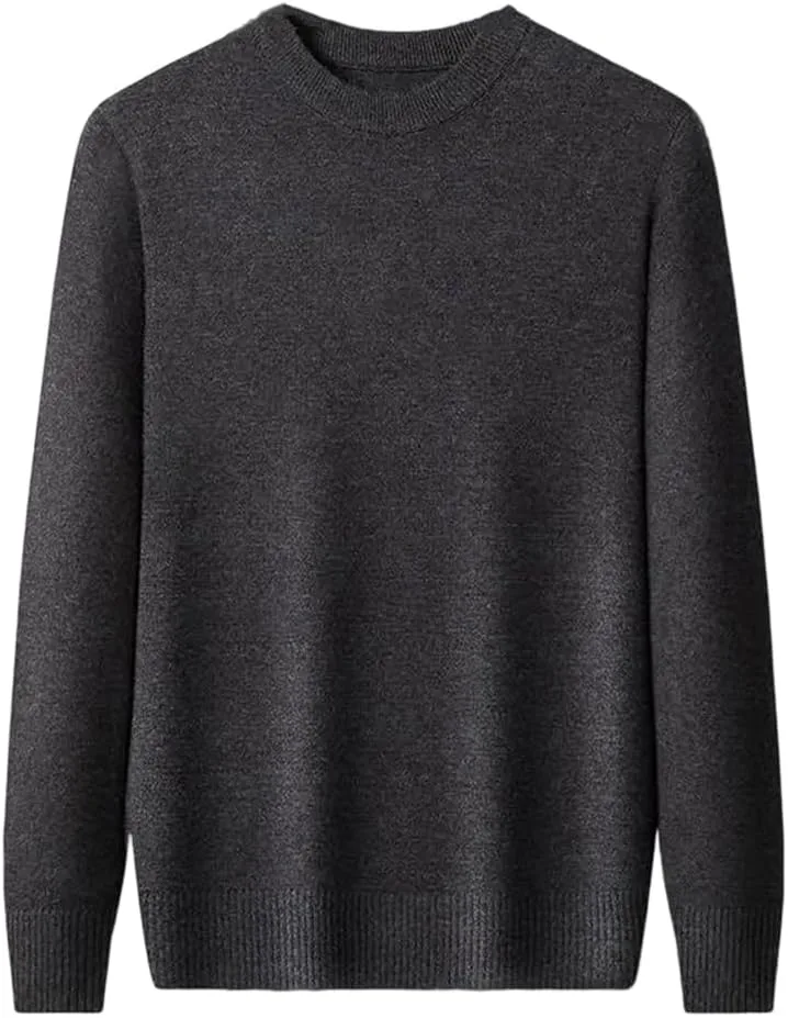 Мужской свитер из толстого флиса с круглым вырезом
Мужской свитер из толстого флиса с круглым вырезом