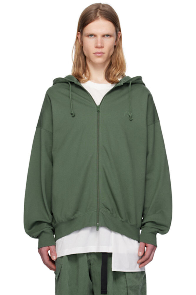 Зеленая толстовка с капюшоном M FT на молнии Y-3
Зеленая толстовка с капюшоном M FT на молнии Y-3