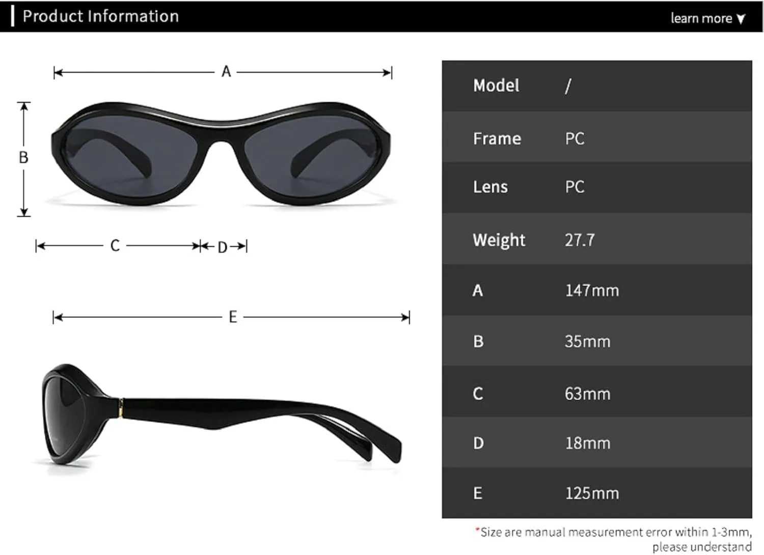 Y2K Красочные модные очки Спортивные панк солнцезащитные очки Женские дизайнерские квадратные очки Мужские роскошные солнцезащитные очки UV400 Y07 Melrose, White
Y2K Красочные модные очки Спортивные панк солнцезащитные очки Женские дизайнерские квадратные очки Мужские роскошные солнцезащитные очки UV400 Y07 Melrose, White