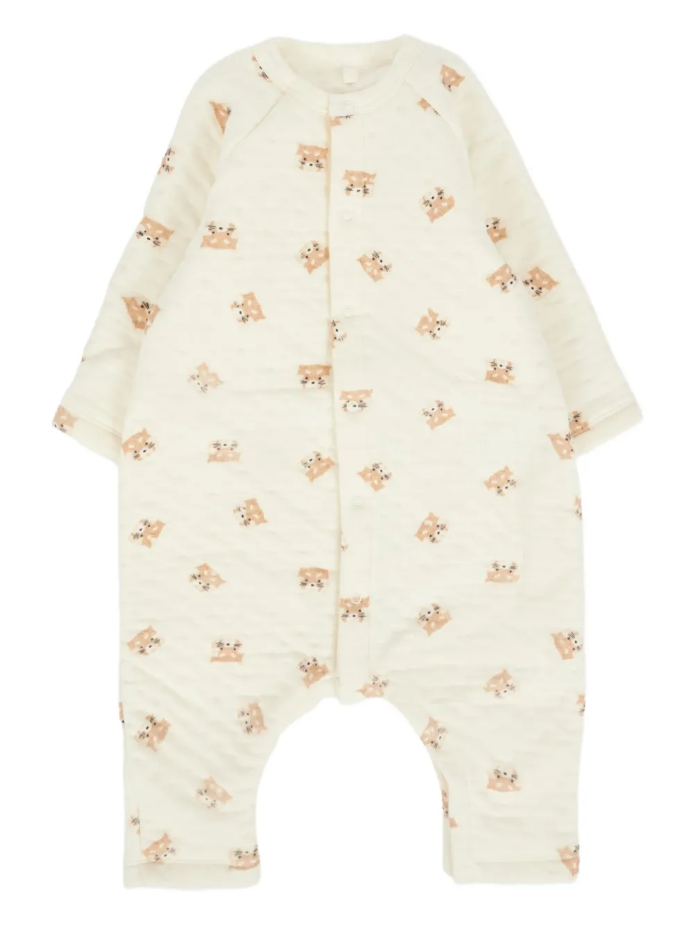 Стеганый ромпер с принтом Petit Bateau, нейтральный
Стеганый ромпер с принтом Petit Bateau, нейтральный