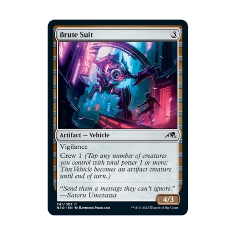 CCG Костюм грубого существа (С), MTG - Kamigawa : Neon Dynasty
CCG Костюм грубого существа (С), MTG - Kamigawa : Neon Dynasty