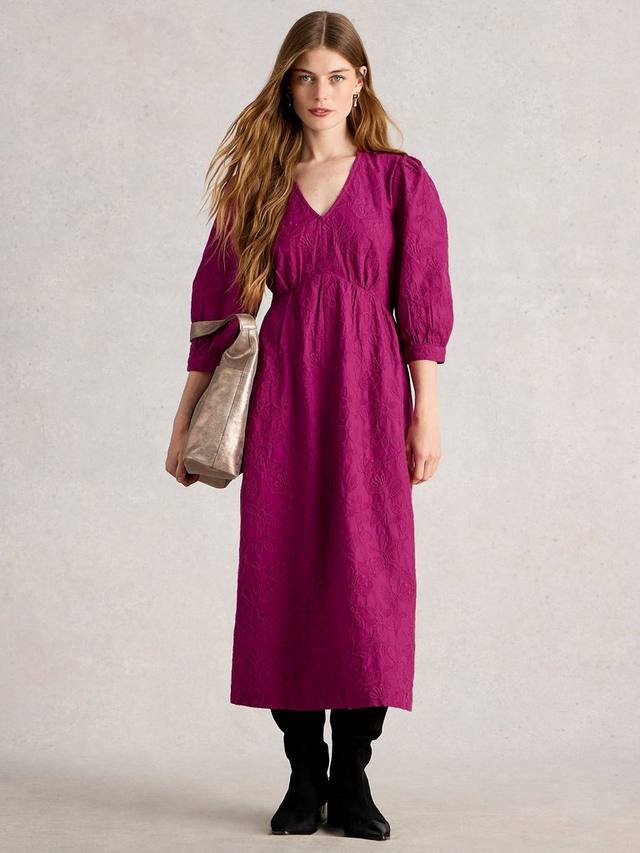 Платье миди Lucy Floral Embroidered из органического хлопка White Stuff
Платье миди Lucy Floral Embroidered из органического хлопка White Stuff