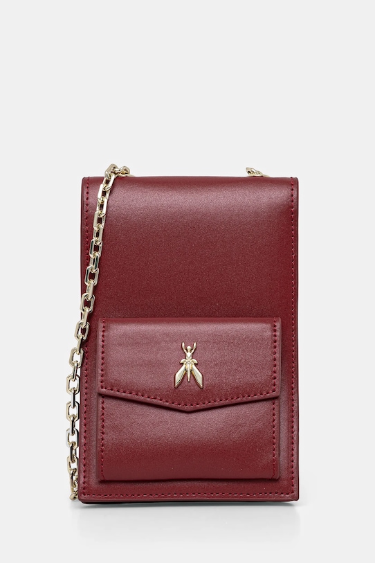 Кожаная сумка Patrizia Pepe, бордовый
Кожаная сумка Patrizia Pepe, бордовый