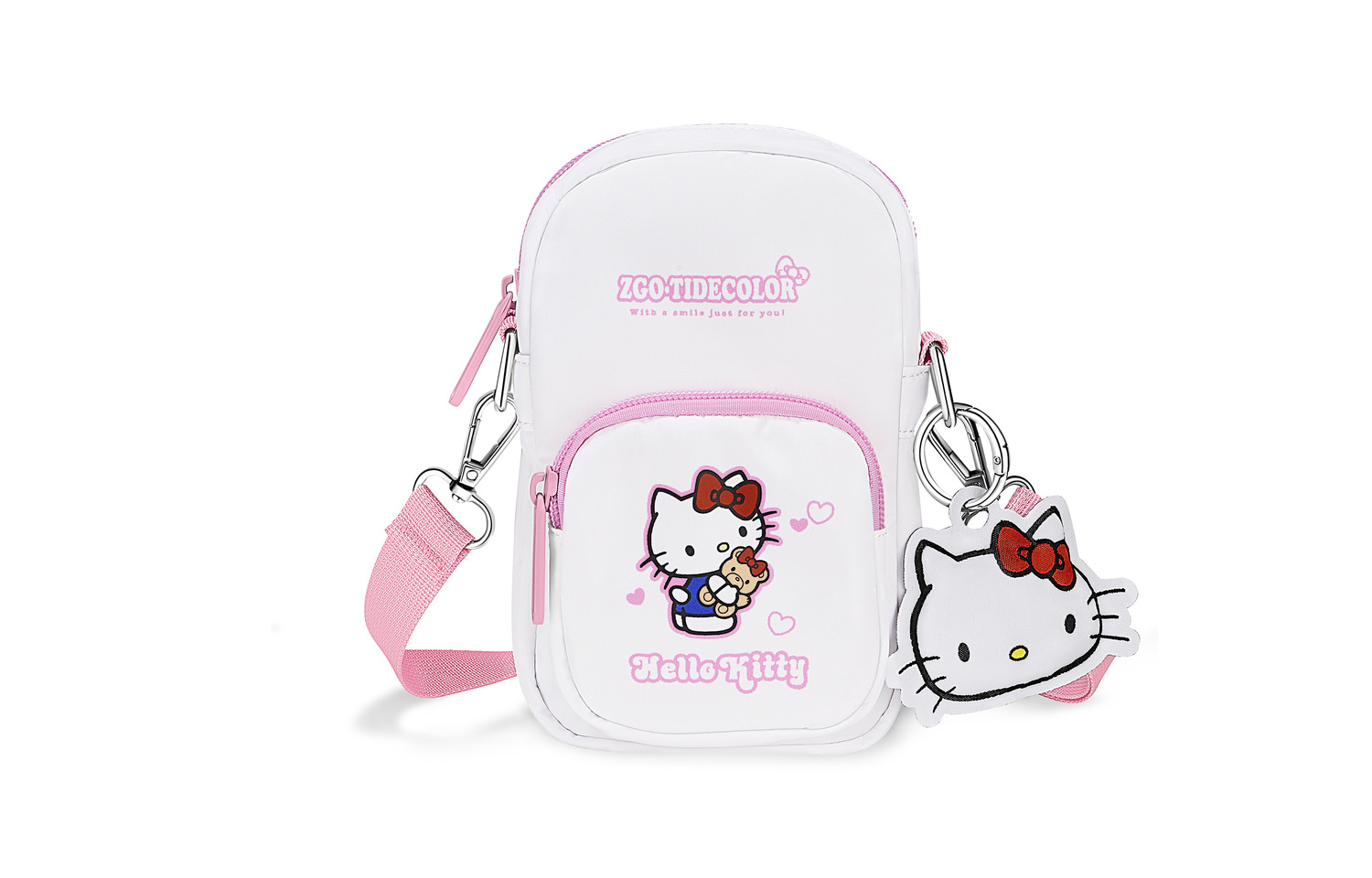 Sanrio Полиэстеровая кроссбоди сумка женская разноцветная, Hello Kitty-White
Sanrio Полиэстеровая кроссбоди сумка женская разноцветная, Hello Kitty-White