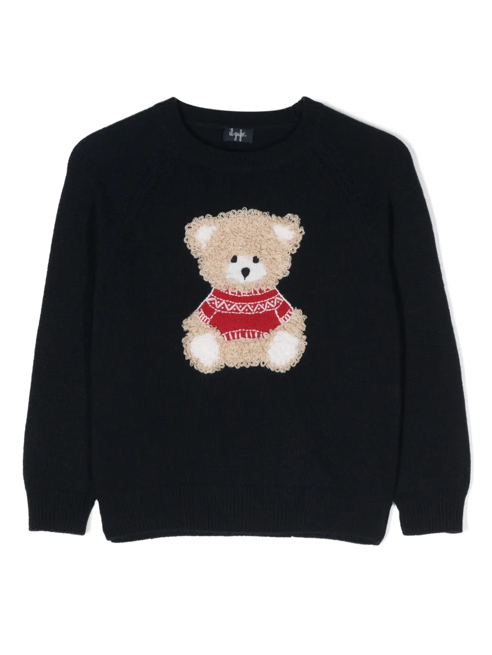 Джемпер из вирджинской шерсти Il Gufo, синий
Джемпер из вирджинской шерсти Il Gufo, синий