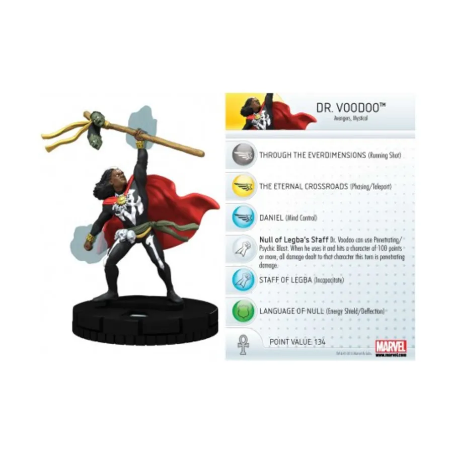 Доктор Вуду #017a, Marvel HeroClix - Amazing Spider-Man - Singles
Доктор Вуду #017a, Marvel HeroClix - Amazing Spider-Man - Singles