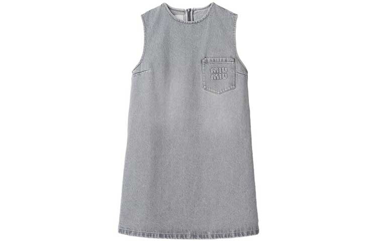 Платье без рукавов женское серое Miu Miu
Платье без рукавов женское серое Miu Miu