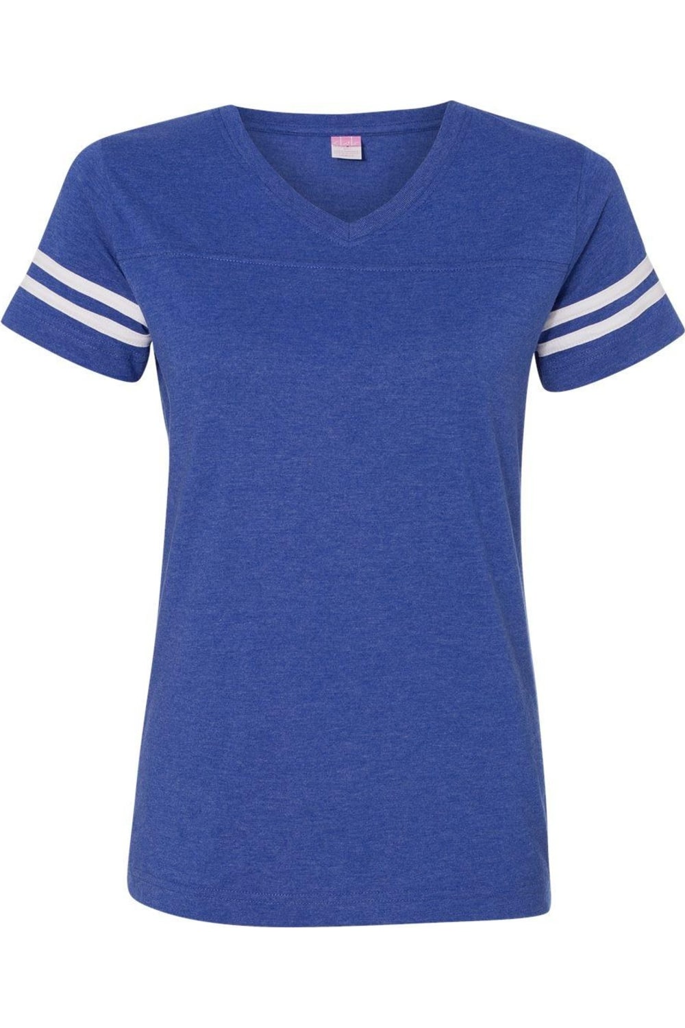 Женская футбольная футболка LAT с V-образным вырезом и тонкой джерси, цвет vintage royal/ white
Женская футбольная футболка LAT с V-образным вырезом и тонкой джерси, цвет vintage royal/ white