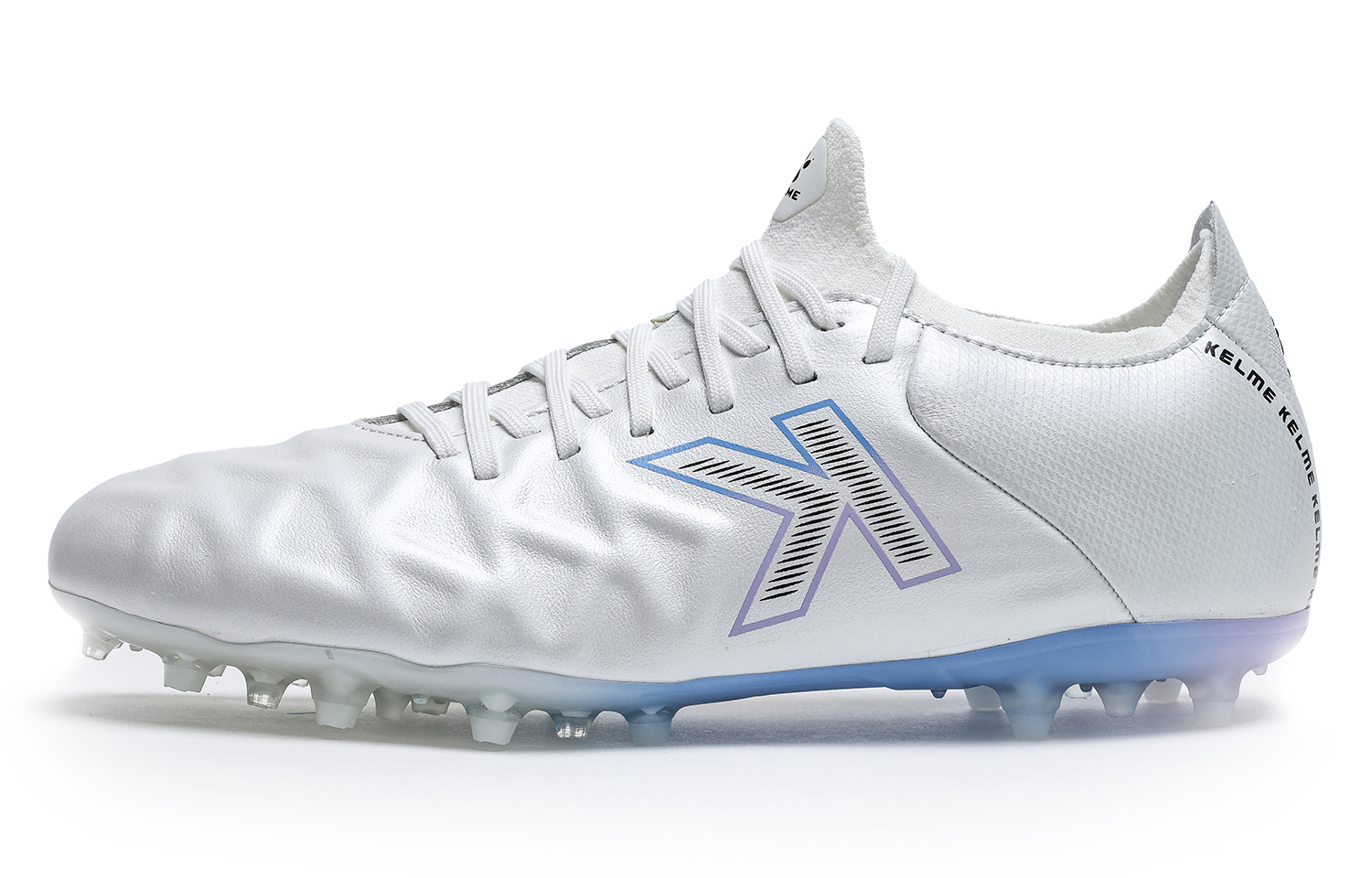 KELME MG Rubber Short Studs Anti-Slip Wear-Resistant Soccer Shoes Unisex White Blue
KELME MG Rubber Short Studs Anti-Slip Wear-Resistant Soccer Shoes Unisex White Blue