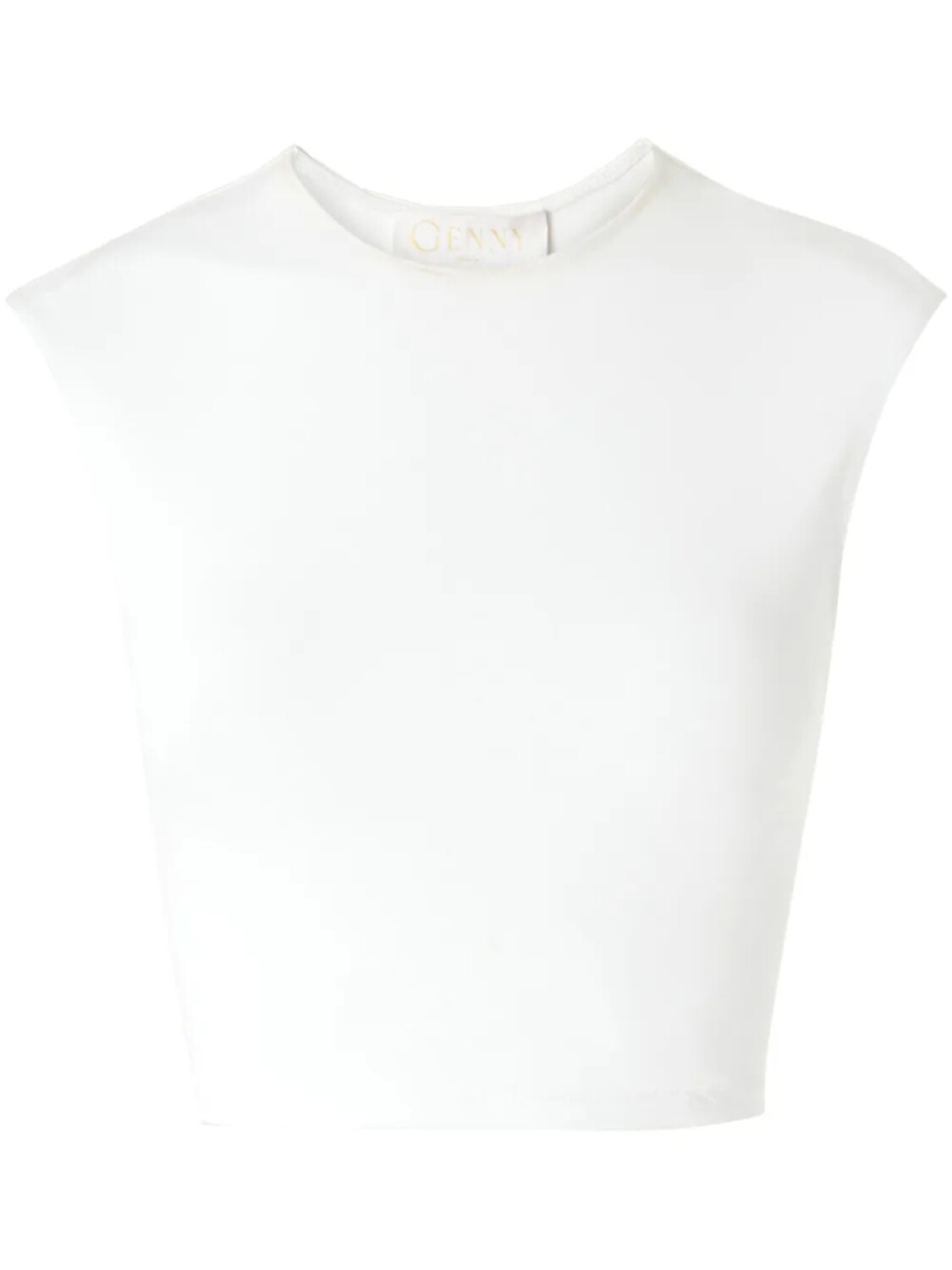 Genny укороченный топ без рукавов, белый
Genny укороченный топ без рукавов, белый