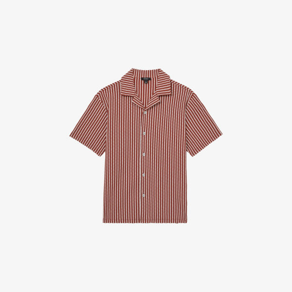 Рубашка Reiss в полоску из хлопковой смеси, белый
Рубашка Reiss в полоску из хлопковой смеси, белый