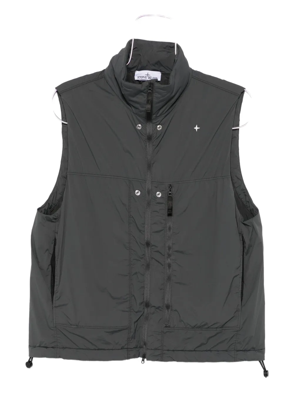 Дутый жилет Stone Island, серый
Дутый жилет Stone Island, серый