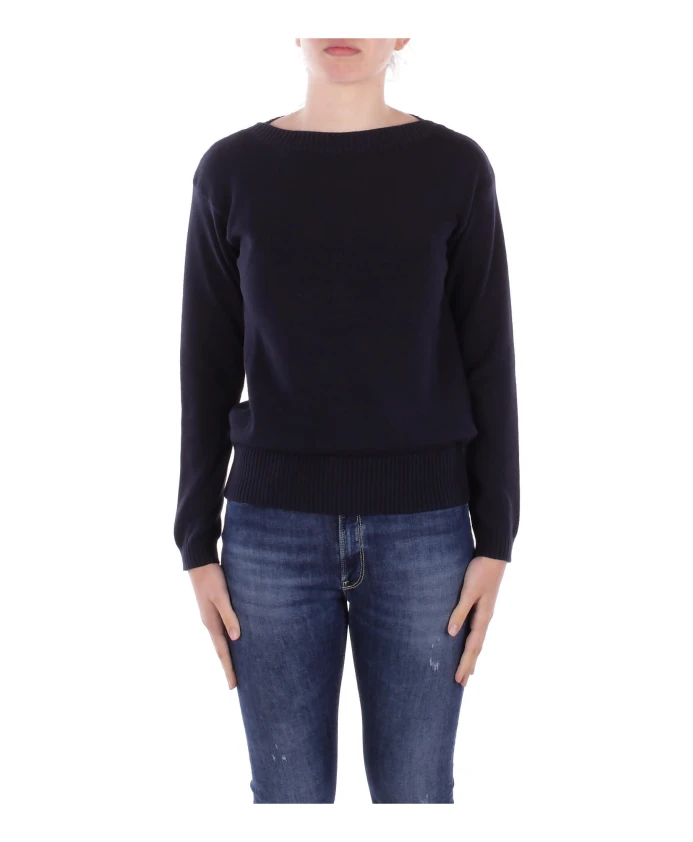 Пуловер с логотипом спереди Max Mara, синий
Пуловер с логотипом спереди Max Mara, синий