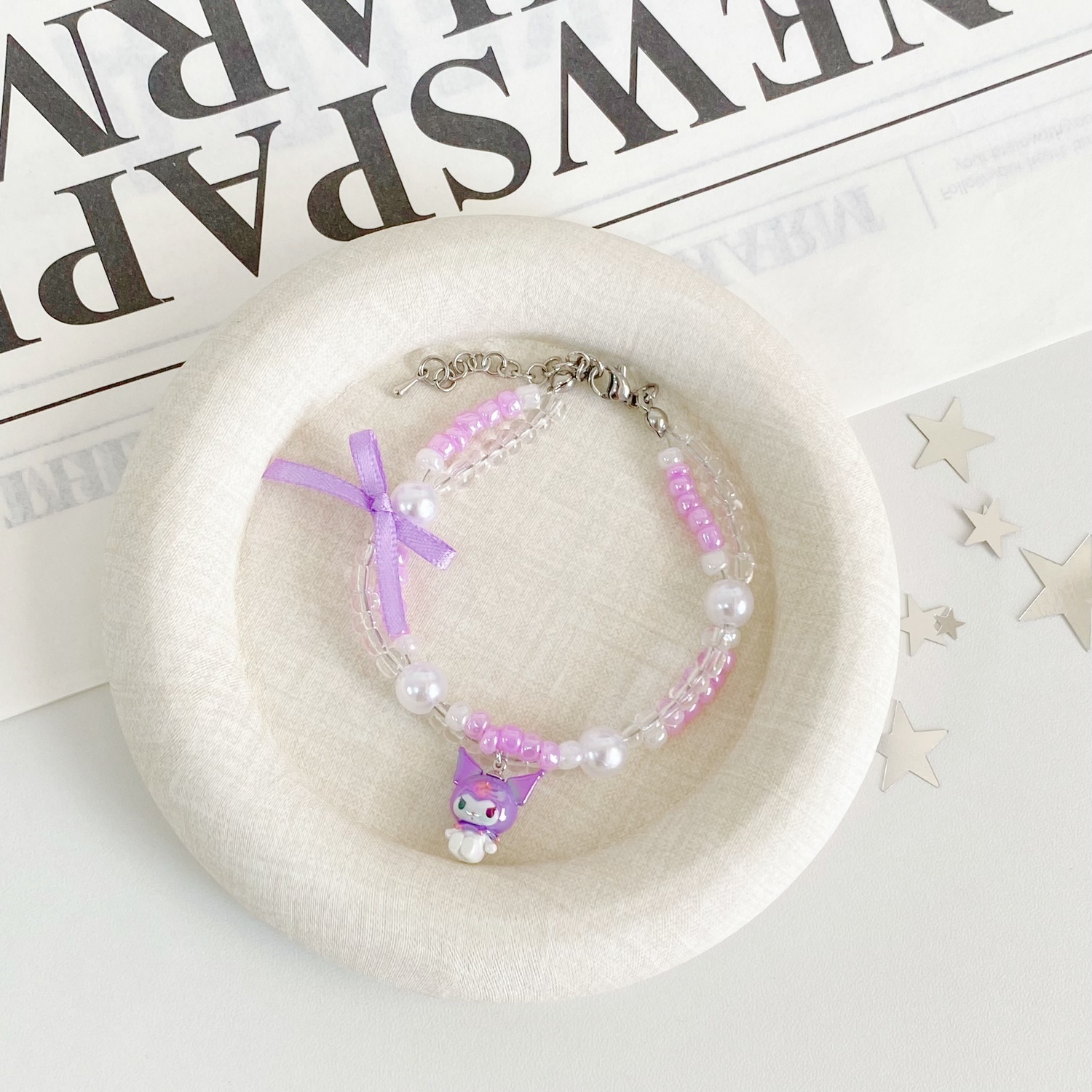 Sanrio Kulomi акриловые браслеты для женщин Purple
Sanrio Kulomi акриловые браслеты для женщин Purple