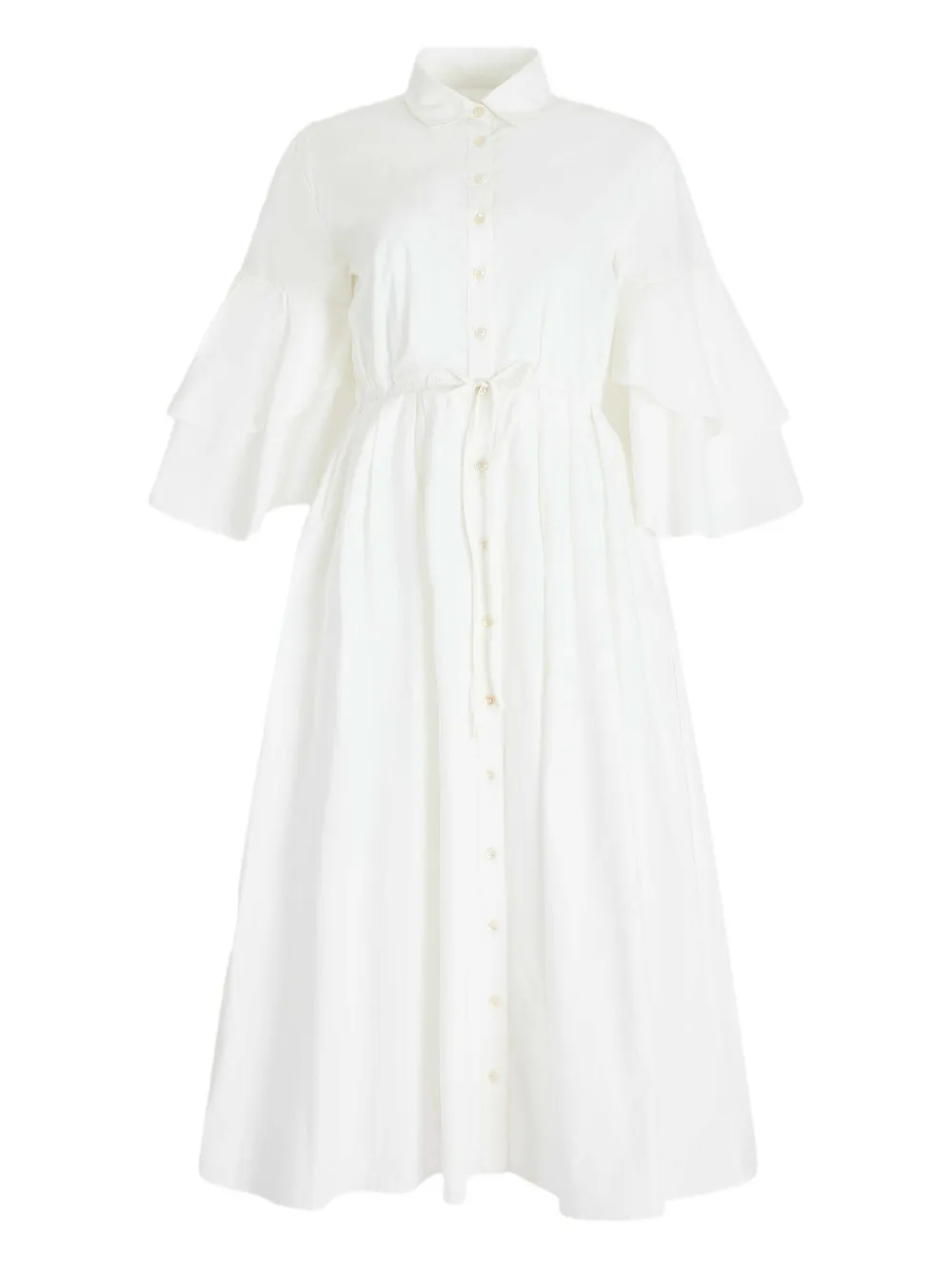 Платье-рубашка Fiesta длины миди Rosie Assoulin, белый
Платье-рубашка Fiesta длины миди Rosie Assoulin, белый
