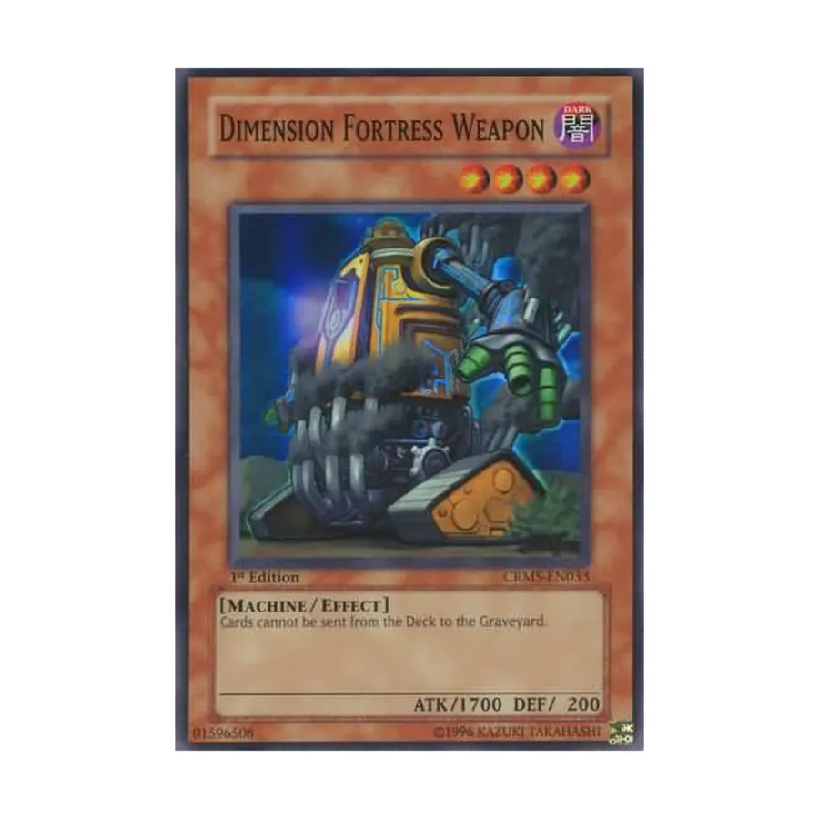 CCG Оружие крепости измерений (супер редкое), Yu-Gi-Oh - Crimson Crisis - Singles
CCG Оружие крепости измерений (супер редкое), Yu-Gi-Oh - Crimson Crisis - Singles
