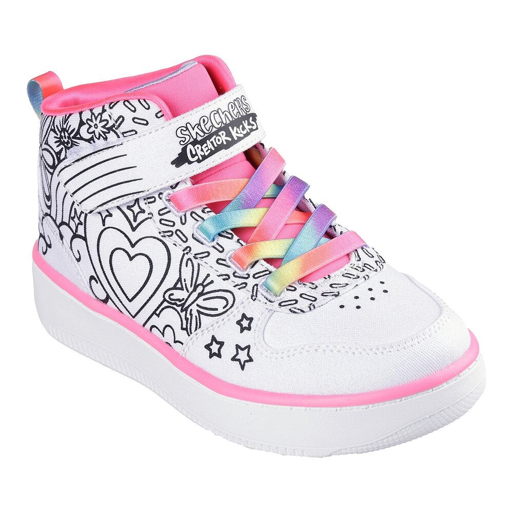 Кроссовки для девочек Skechers Sport Court 92 Color Me Kicks, цвет White Multi
Кроссовки для девочек Skechers Sport Court 92 Color Me Kicks, цвет White Multi
