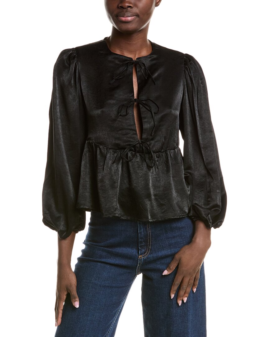 Блузка с баской ANNA KAY, черный
Блузка с баской ANNA KAY, черный