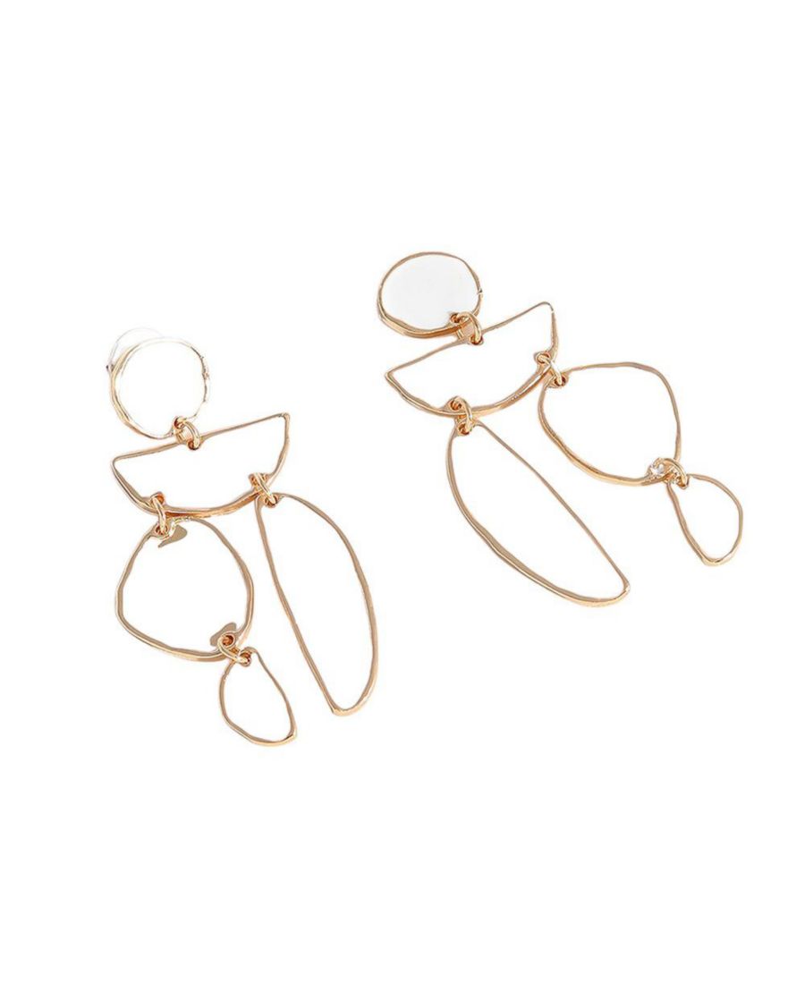 Женские абстрактные серьги-подвески SOHI, White
Женские абстрактные серьги-подвески SOHI, White