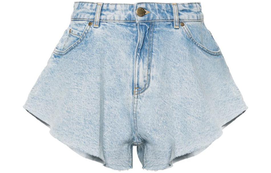 Сырые джинсовые шорты PINKO, светло-голубые
Сырые джинсовые шорты PINKO, светло-голубые