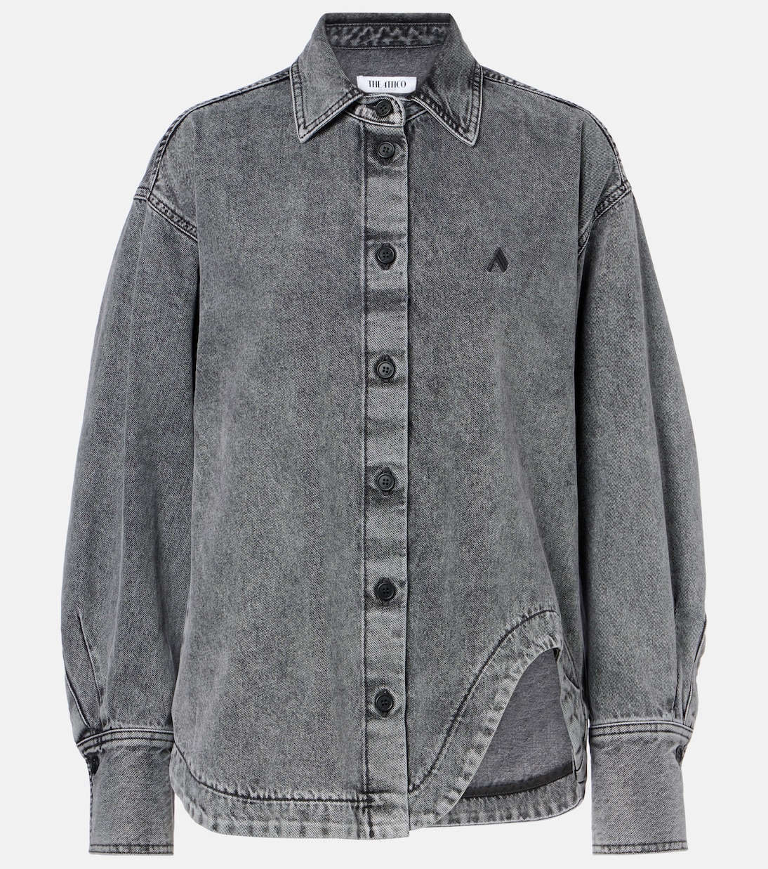 Джинсовая рубашка The Attico, черный
Джинсовая рубашка The Attico, черный