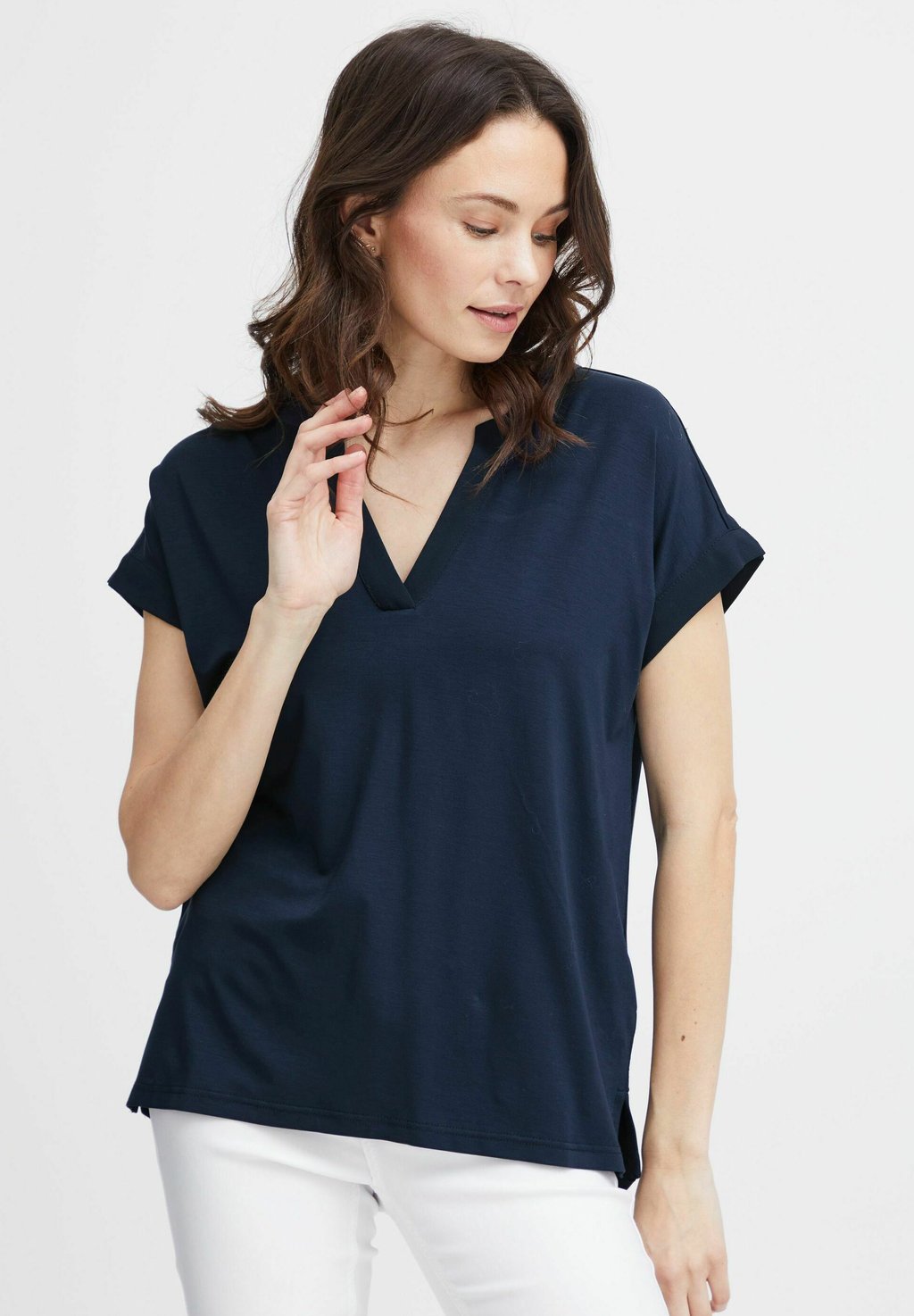 Базовая футболка Fransa, синий
Базовая футболка Fransa, синий