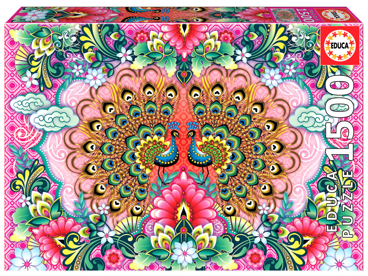 Educa, Пазл, Разноцветные павлины, Каталина Эстрада, 1500 шт.
Educa, Пазл, Разноцветные павлины, Каталина Эстрада, 1500 шт.