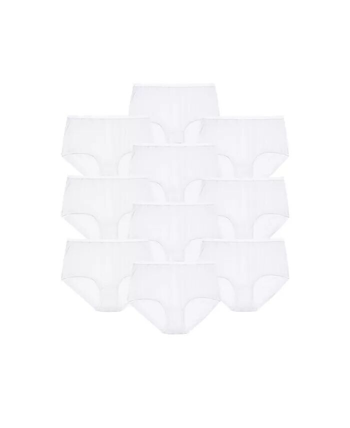 Нейлоновые трусы больших размеров, упаковка из 10 шт Comfort Choice, белый
Нейлоновые трусы больших размеров, упаковка из 10 шт Comfort Choice, белый