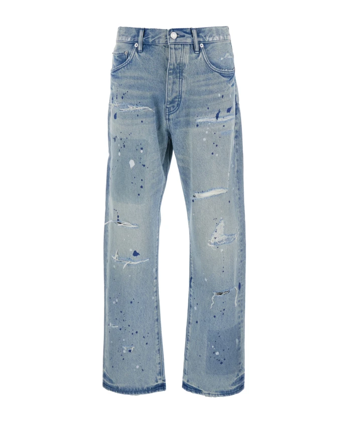 Синие джинсы с нашивкой-логотипом Purple Brand, синий
Синие джинсы с нашивкой-логотипом Purple Brand, синий