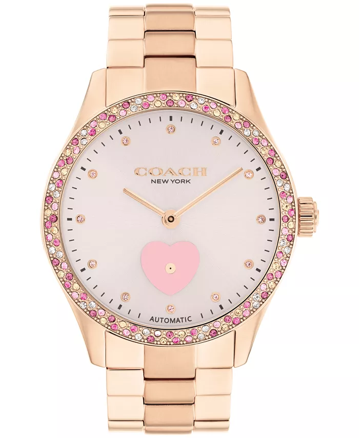 Женские наручные часы Brooks Automatic Rose Gold Tone в стальном браслете, 38 мм COACH
Женские наручные часы Brooks Automatic Rose Gold Tone в стальном браслете, 38 мм COACH