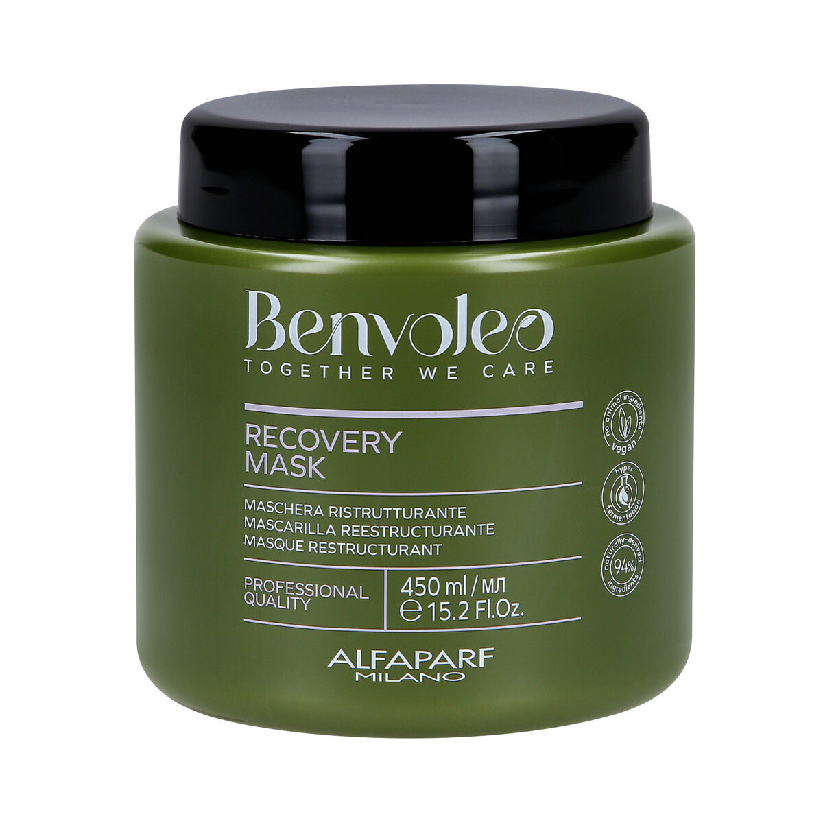 Alfaparf Milano Benvoleo Recovery Интенсивно восстанавливающая маска для поврежденных волос, 450мл
Alfaparf Milano Benvoleo Recovery Интенсивно восстанавливающая маска для поврежденных волос, 450мл