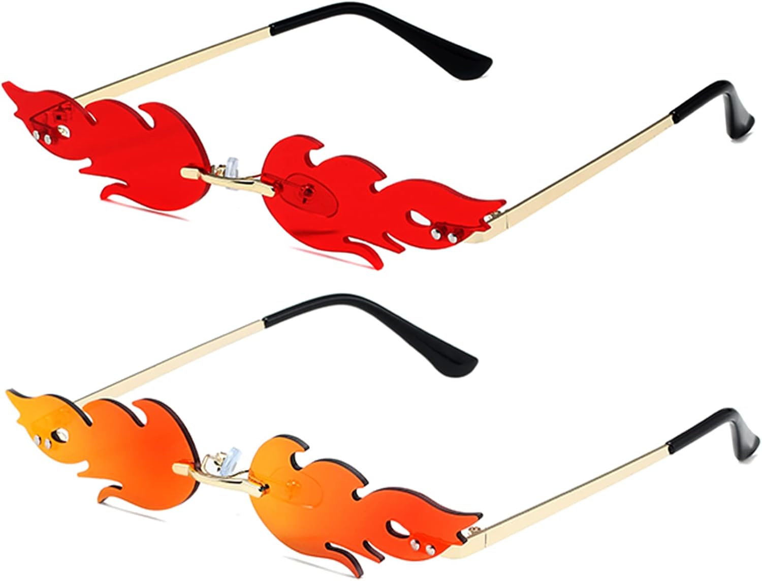 Солнцезащитные очки Fire Flame для женщин и мужчин, ретро, узкие, в форме огня, без оправы, красные, для вечеринки на Хэллоуин Breaksun, A2 (2 Pack 02 Red+ Red Mirror)
Солнцезащитные очки Fire Flame для женщин и мужчин, ретро, узкие, в форме огня, без оправы, красные, для вечеринки на Хэллоуин Breaksun, A2 (2 Pack 02 Red+ Red Mirror)