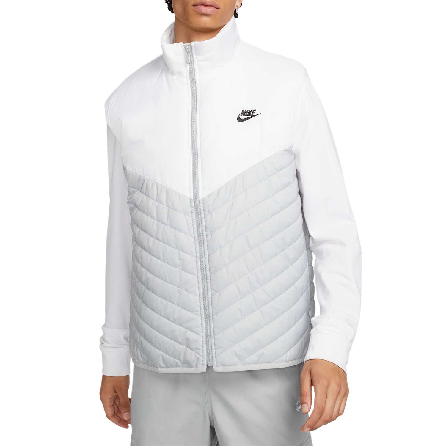 Nike Мужская бело-серая жилетка, White Gray
Nike Мужская бело-серая жилетка, White Gray