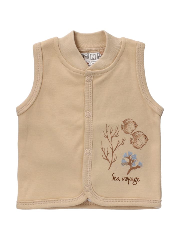 Nini Детский жилет с морскими животными бежевого цвета
Nini Детский жилет с морскими животными бежевого цвета
