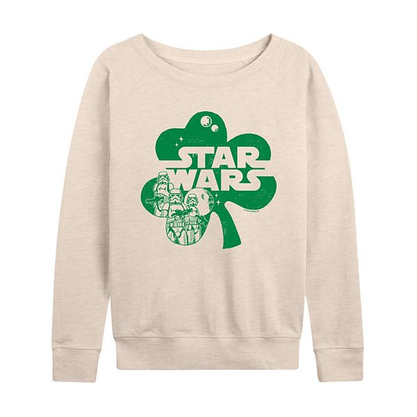 Женская футболка с длинным рукавом stormtroopers shamrock french terry Star Wars
Женская футболка с длинным рукавом stormtroopers shamrock french terry Star Wars