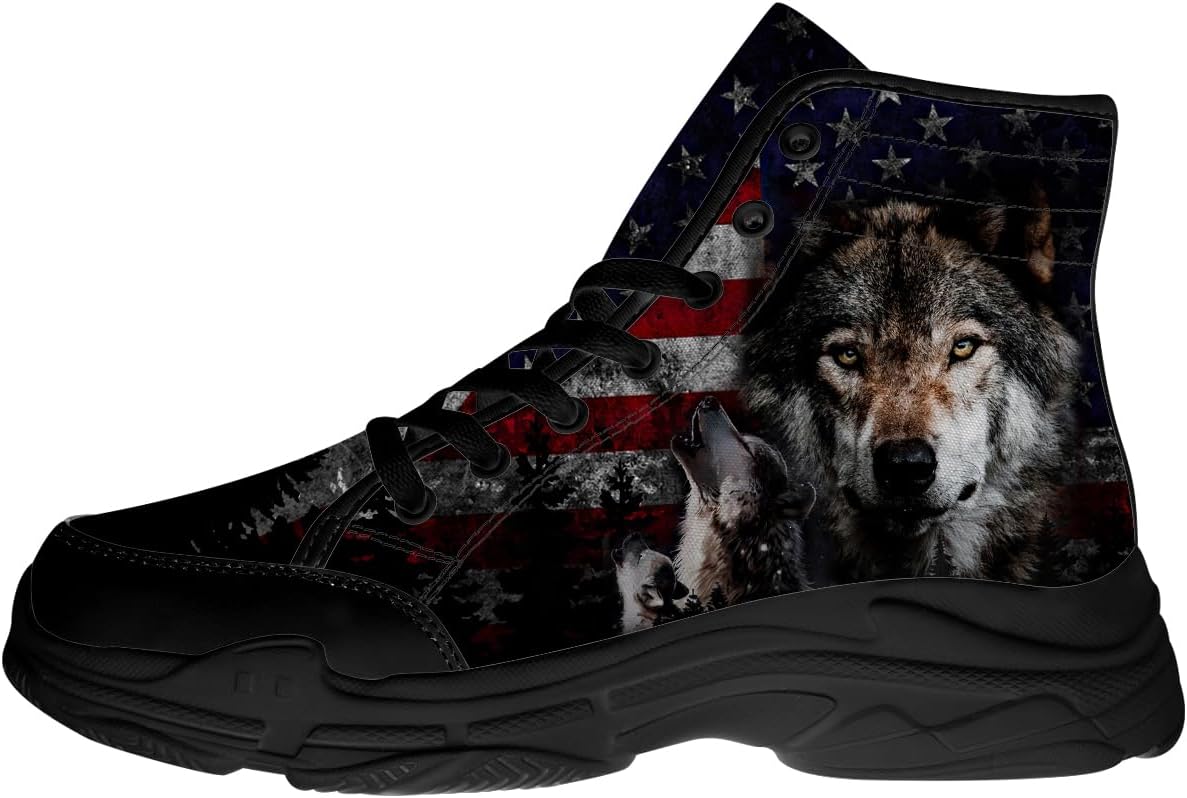 Мужские кроссовки Wolf, высокие, черные, на шнуровке, из ткани, подарок для него и для нее Quorax
Мужские кроссовки Wolf, высокие, черные, на шнуровке, из ткани, подарок для него и для нее Quorax