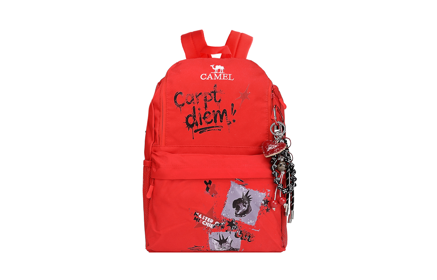 CAMEL Рюкзак унисекс с милым принтом в виде питомца, красный
CAMEL Рюкзак унисекс с милым принтом в виде питомца, красный