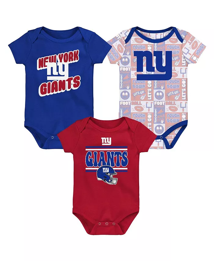 Боди для мальчиков и девочек New York Giants Play Day, комплект из 3 штук Outerstuff
Боди для мальчиков и девочек New York Giants Play Day, комплект из 3 штук Outerstuff