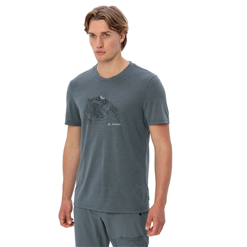 Футболка с коротким рукавом VAUDE Tekoa III, серый 
Футболка с коротким рукавом VAUDE Tekoa III, серый