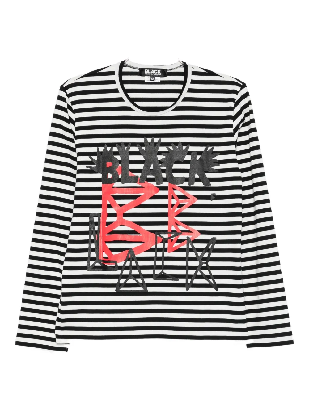 Полосатая футболка с графическим принтом Black Comme Des Garçons, черный
Полосатая футболка с графическим принтом Black Comme Des Garçons, черный