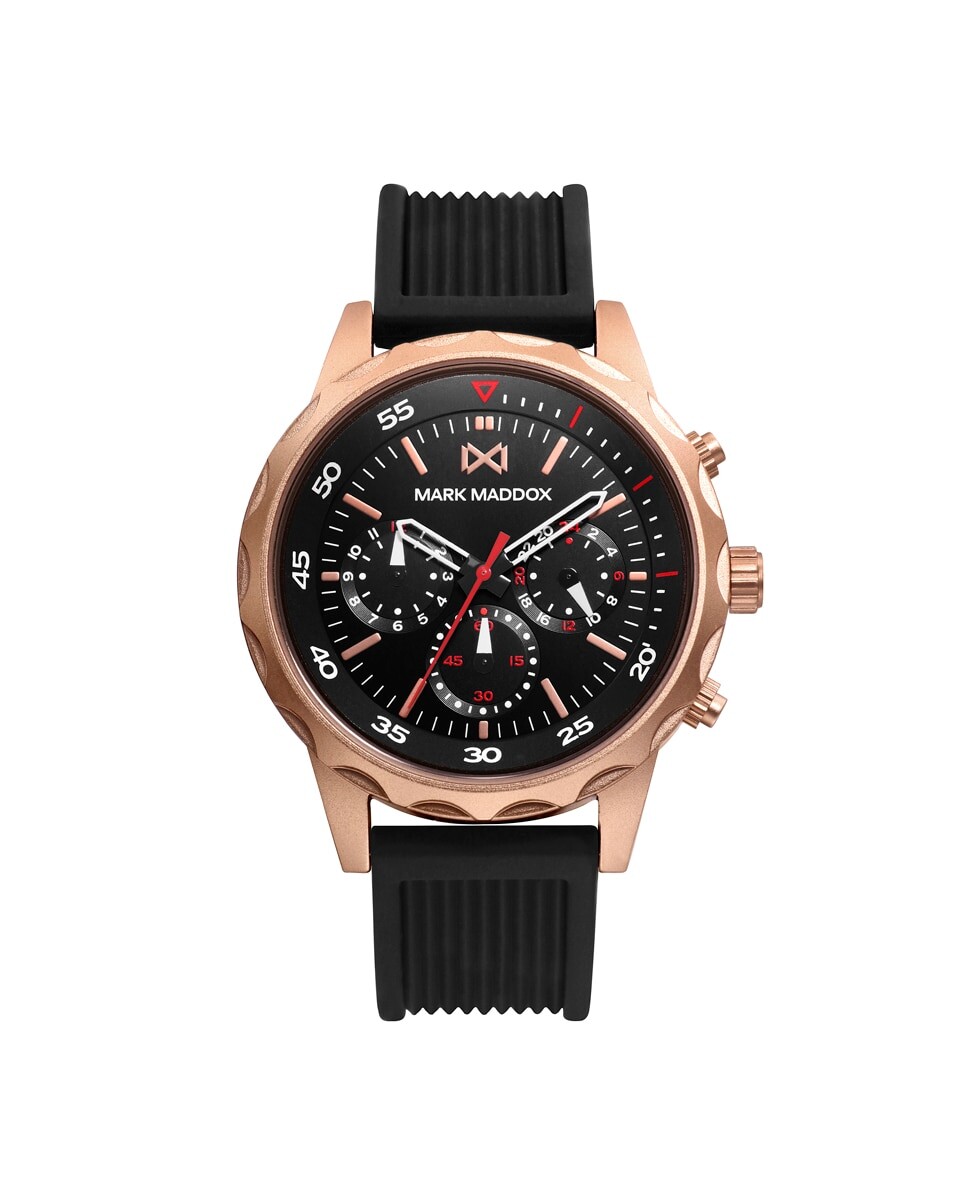 Многофункциональные мужские часы Mission на черном силиконовом ремешке Mark Maddox, черный
Многофункциональные мужские часы Mission на черном силиконовом ремешке Mark Maddox, черный