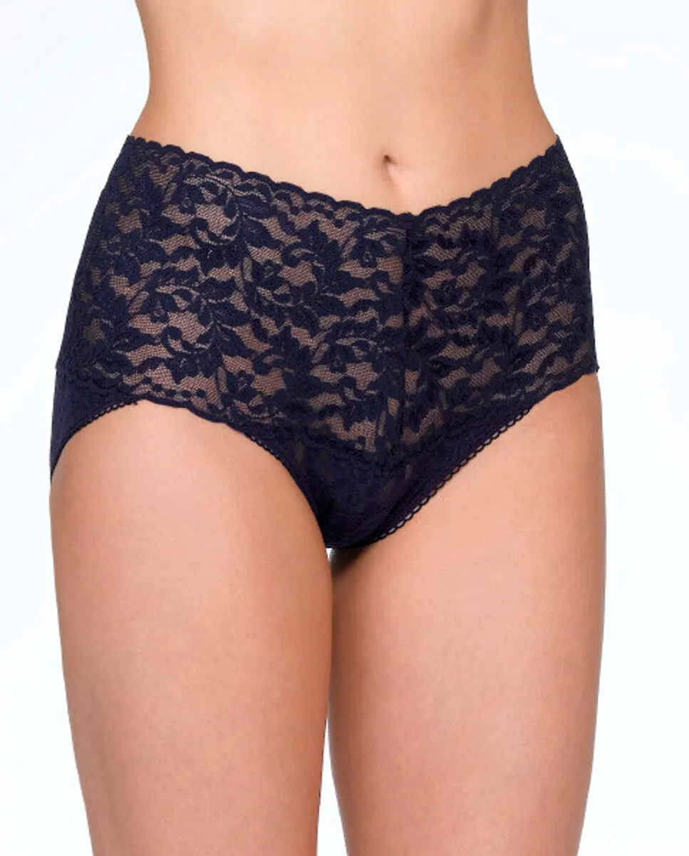 Кружевные трусы с высокой талией и высокой талией Hanky Panky, тёмно-синий
Кружевные трусы с высокой талией и высокой талией Hanky Panky, тёмно-синий